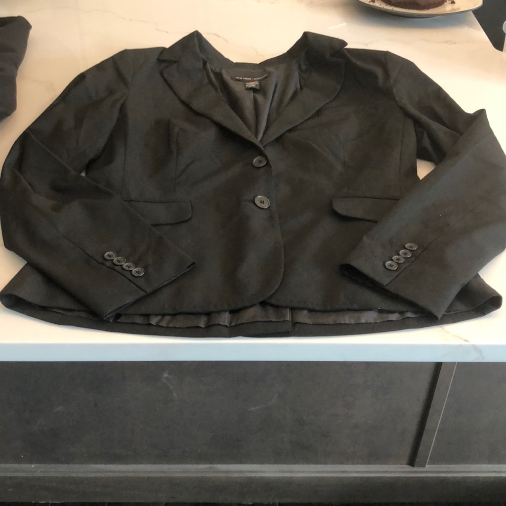 Black suit jacket